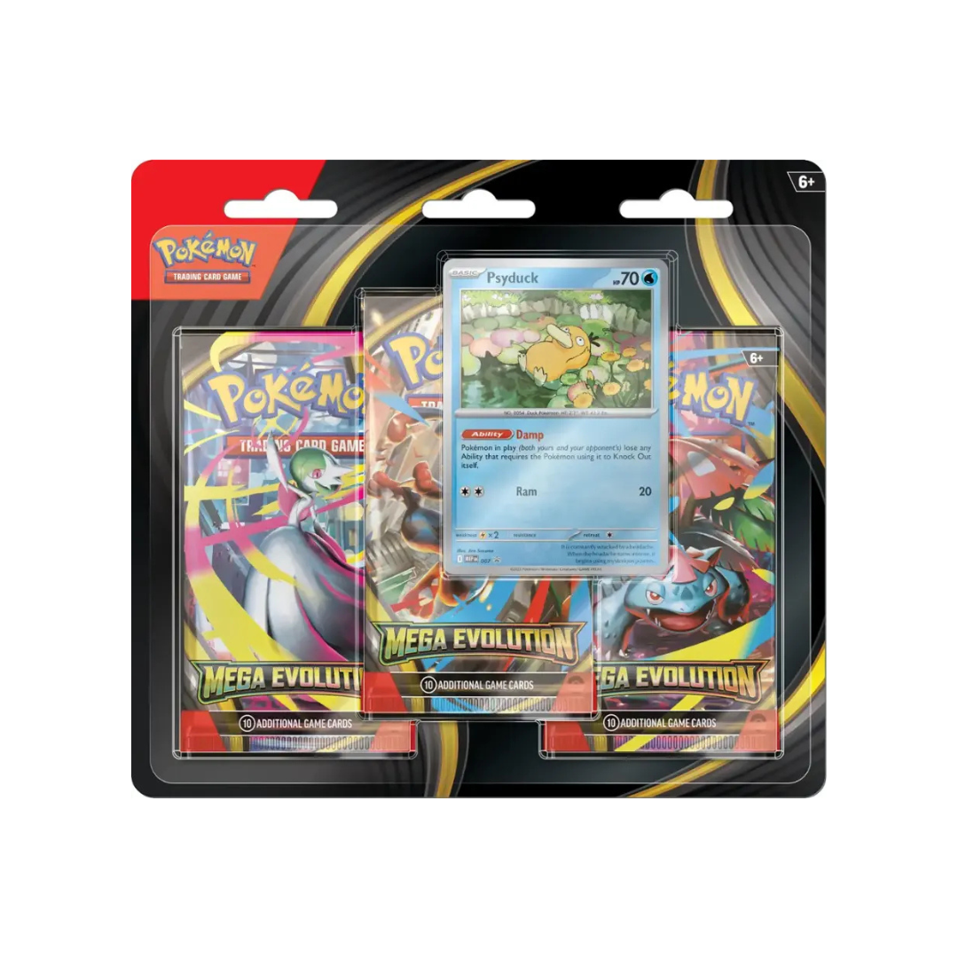 Pokémon Tripack ME01: Mega Evolution– English