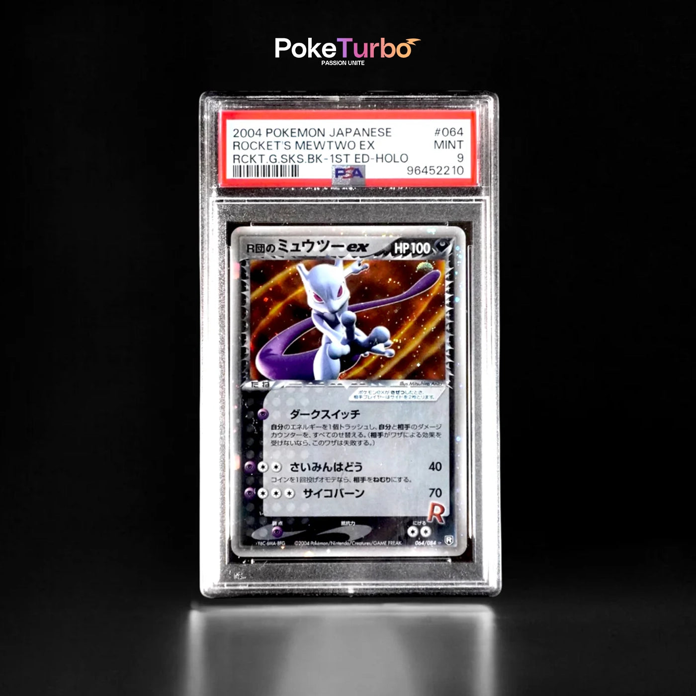 Mewtwo Rocket ex 064/084 1st PSA 9