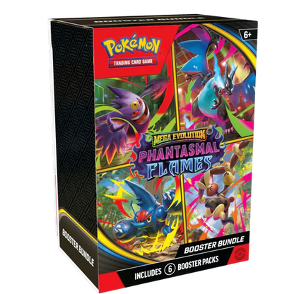 Booster Bundle – Pokémon ME: Mega Evolution Phantasmal Flames – English