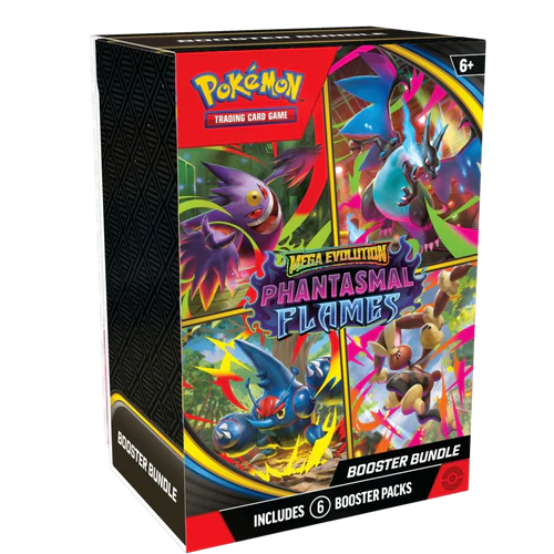 Booster Bundle – Pokémon ME: Mega Evolution Phantasmal Flames – English