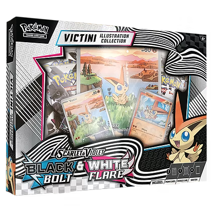 Pokémon TCG: S&V 10.5 - Black Bolt & White Flare Illustration Collection